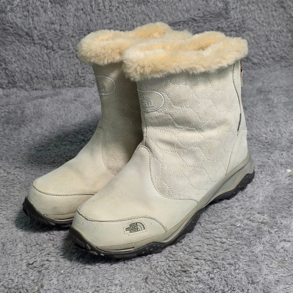 The North Face Winter Snow Boots Suede Waterproof Insulated  Women‎ 8 Excellent